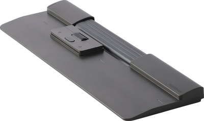 Maus ergonomik Contour Design SliderMouse Pro Wireless, me mbështetëse të zgjatur për kyçe, pa tela, gri e hapur