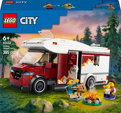 Lodër ndërtuese LEGO Holiday Adventure Camper Van, set kampingu, shumëngjyrësh