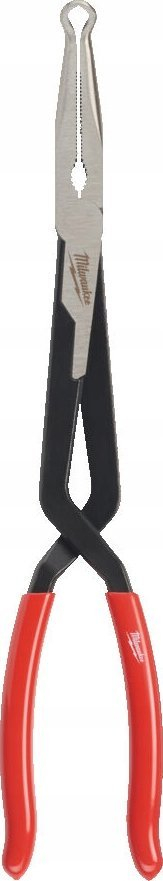 Pinca Milwaukee Long Shank me vrima, 12.7 mm, me dorezë të kuqe