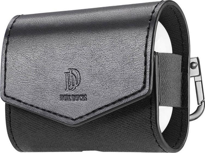 Këllëf mbrojtës Dux Ducis Case Mix për AirPods 3, lëkurë PU, i zi