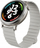 Smartwatch HiFuture Aurora, ekran me prekje, i papërshkueshëm nga uji, argjend
