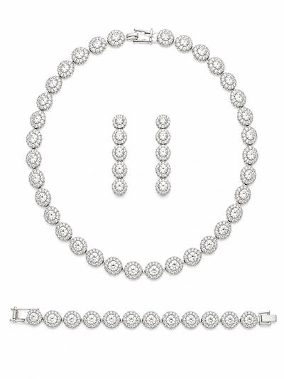 Set Ekskluziv me Gurë Zirkon – Elegancë që Shkëlqen