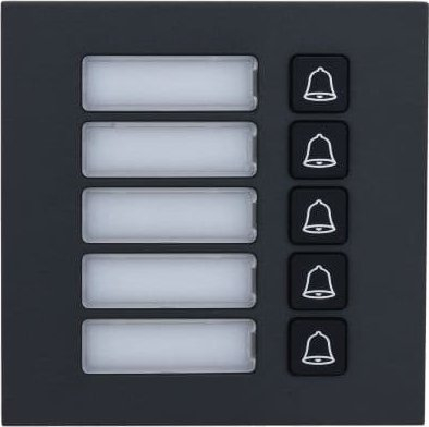 Modul zile Dahua VTO4202FB-MB5, 5 butona, IP65, grafit