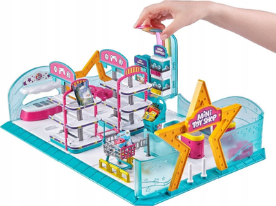Set loje ZURU 5 Surprise Toy Mini Brands Series 1, Mini Toy Store, 27 copa, shumëngjyrësh