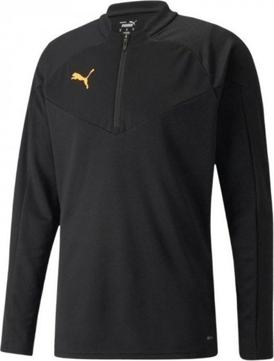 Bluzë trajnimi Puma individualFINAL 1/4 Zip, DryCell, për burra, e zezë