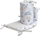 Mbështetës krevati për bebe Sensillo Flight in Clouds Plush Karo, kadife, 180x30 cm, gri