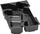 Insert veglash Bosch Professional 1600A002VM, për L-BOXX 102, plastik, i zi