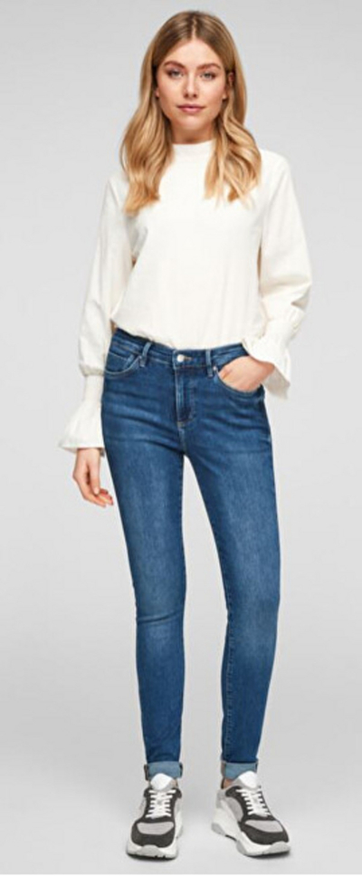Xhinse s.Oliver Skinny Fit Izabell 04.899.71.6678.55Z2, të kaltra