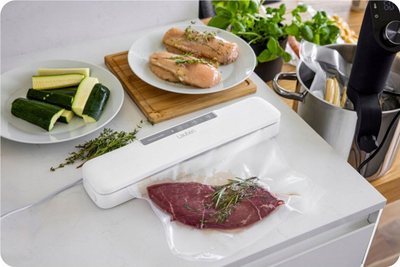Aparat vakumi Lauben Vacuum Sealer 10WT, 80W, 30 cm, i bardhë