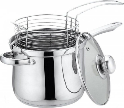 Tenxhere me shportë skuqjeje Brunbeste BB-2141, 3.6L, 18cm, çelik inox