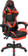 Karrige gaming Krüger&amp;Matz GX-150, deri 150kg, ergonomike, e zezë e kuqe