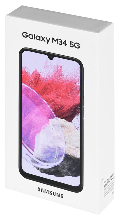 Celular Samsung Galaxy M34 5G, 6.5", 6GB RAM, 128GB, i argjendtë