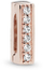 Rruazë për byzylyk Pandora Sparkling Clip Charm, ari rozë