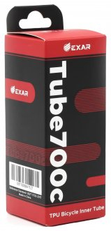 Gomë e brendshme biçiklete Chaoyang Magene Exar 700c, TPU ultralehtë, valvul Presta 60mm, portokalli
