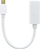 Adapter Mini DisplayPort në DisplayPort ProXtend, 20cm, 4K 60Hz, i bardhë