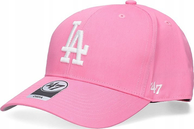 Kapelë bejsbolli 47 Brand Los Angeles Dodgers Clean Up, pambuk, e rregullueshme, rozë