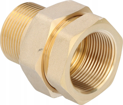 Lidhës flare TWIST 9024080, 1 1/4", me O-ring, bronzi
