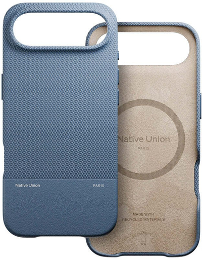 Mbulesë telefoni Native Union ReClassic për iPhone Air, kompatibile me MagSafe, mbrojtje nga rëniet 1.8m, blu