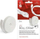 Организатор за кабли LABEL THE CABLE Velcro LTC 1220, 3m, бел