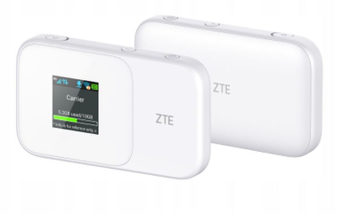 Ruter mobil ZTE MF986D, 4G LTE, ekran 1.44", i bardhë