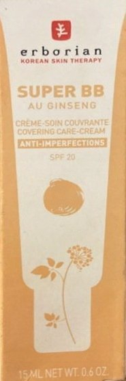 Krem BB Erborian Super BB Light, 15 ml, mbulim i mesëm, për lëkurë të çelët