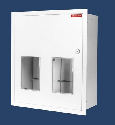 Kabinet njehsori nën suva Karwasz RW-1-2L-12 Z/O, 2 njehsorë njëfazorë, 12 module, IP30
