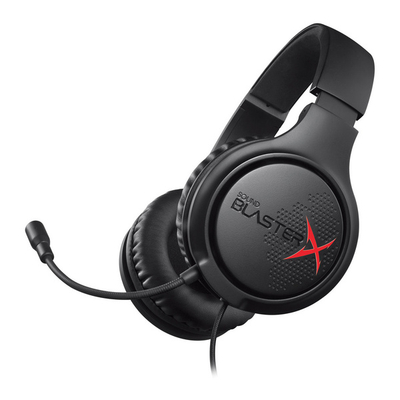 Kufje për lojëra Creative Sound BlasterX H3, 40mm disqe, të zeza