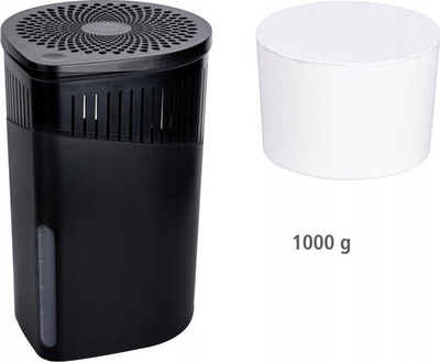 Avullues ajri Ruhhy Mini, pajisje elektrike, depozitë uji transparente, i zi