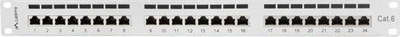 Patch panel LANBERG PPS6-1024-S 24 porte, Cat.6, FTP, i hirtë