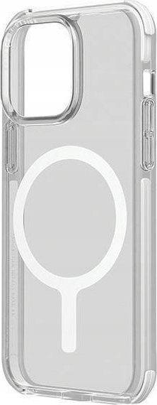 Kuti mbrojtëse Uniq Combat për iPhone 15 6.1", me MagSafe, transparente e bardhë