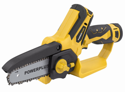 Sharrë zinxhir pa kabllo PowerPlus CORDLESS 12V Li Ion, shufër 100mm, me bateri