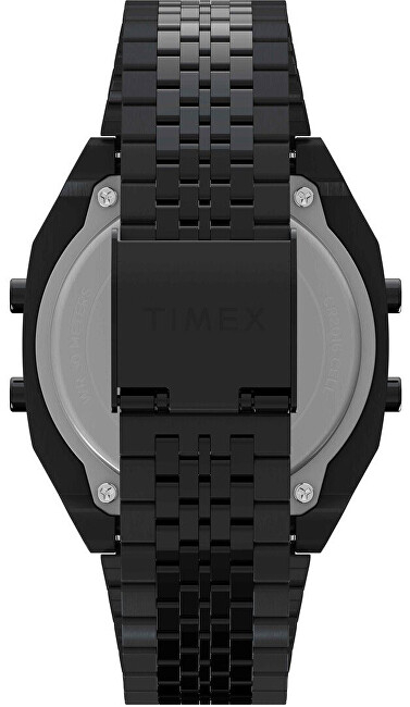 Orë dore për meshkuj Timex, e zezë