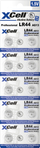 Bateri buton XCell LR44, 1.5V, set me 10 copë, alkaline mangan