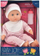 Kukull bebe Dolls World Baby Joy, 38cm, veshje me vija, multingjyrëshe