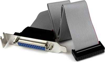 Kabllo StarTech DB-25 - IDC-26 (PLATE25F16LP), 0.4m, gri