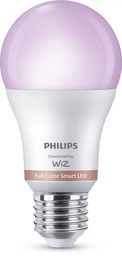 Set llamba LED Philips WiZ, E27, 8.8W 60W, RGB, e bardhë