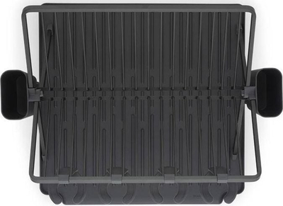 Tharëse enësh e palosshme Brabantia Folding Dish Rack Large, plastike, gri e errët