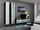 Raft muri Cama WIO180 Vigo, 40 x 30 x 180 cm, MDF, i zi mat