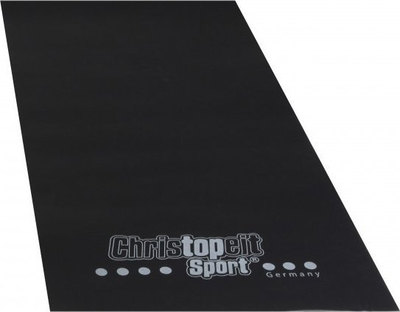 Tapet mbrojtës Christopeit Floor Protection Mat, 160 x 84 cm, për paisje fitnesi, ngjyrë e zezë