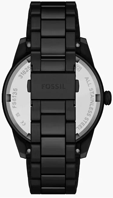 Orë dore për meshkuj Fossil Pearson Multifunction, e zezë