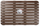 Tabaka dushi Tatay 5530100, polipropilen, 80x50 cm, ngjyrë druri e errët