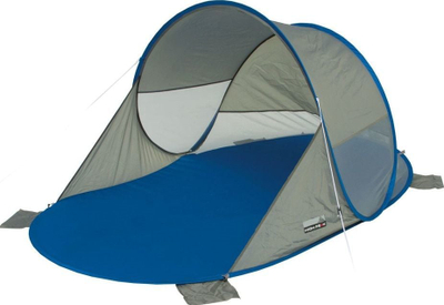 Çadër plazhi High Peak Calvia 10124, 200x120 cm, peshë 1 kg, gri e kaltër