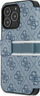Футрола книга Guess 4G Stripe за iPhone 13 Pro, со капак, сина
