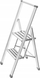 Shkallë palosëse Wenko Aluminium Design, 2 hapa, alumin, e bardhë