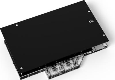 Waterblock GPU Alphacool Eisblock Aurora GPX-N RTX 4090 ASUS Strix TUF, aRGB, me backplate alumini, i zi transparent
