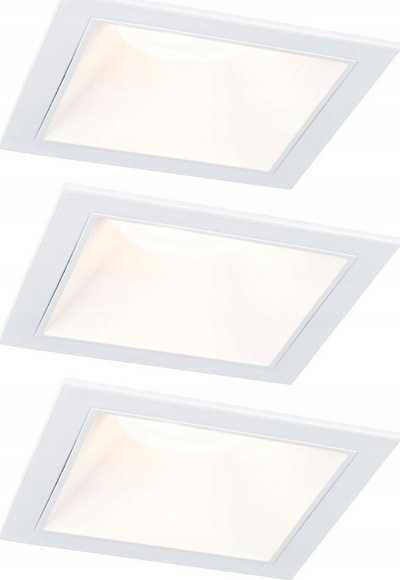 Set spota të futura Paulmann Cole Coin 3-STEP DIM, 3x6W LED, 2700K, të bardha