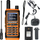 Radiolidhës dore Baofeng UV-17E, 5W, bateri 1800mAh, portokalli