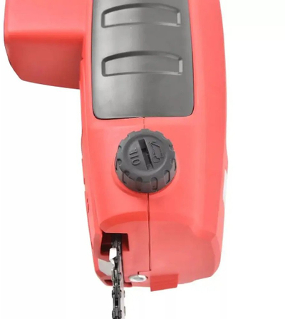 Телескопска пила на батерија Hecht 9025, 20 V, шина 20 cm, црвена