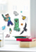 Декоративни налепници Microsoft Minecraft Decals, сет од 35 парчиња, повеќебојни