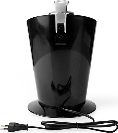 Цедалка за агруми Nedis Citrus Juicer Press, 160W, инокс млазник со заштита од капење, црна